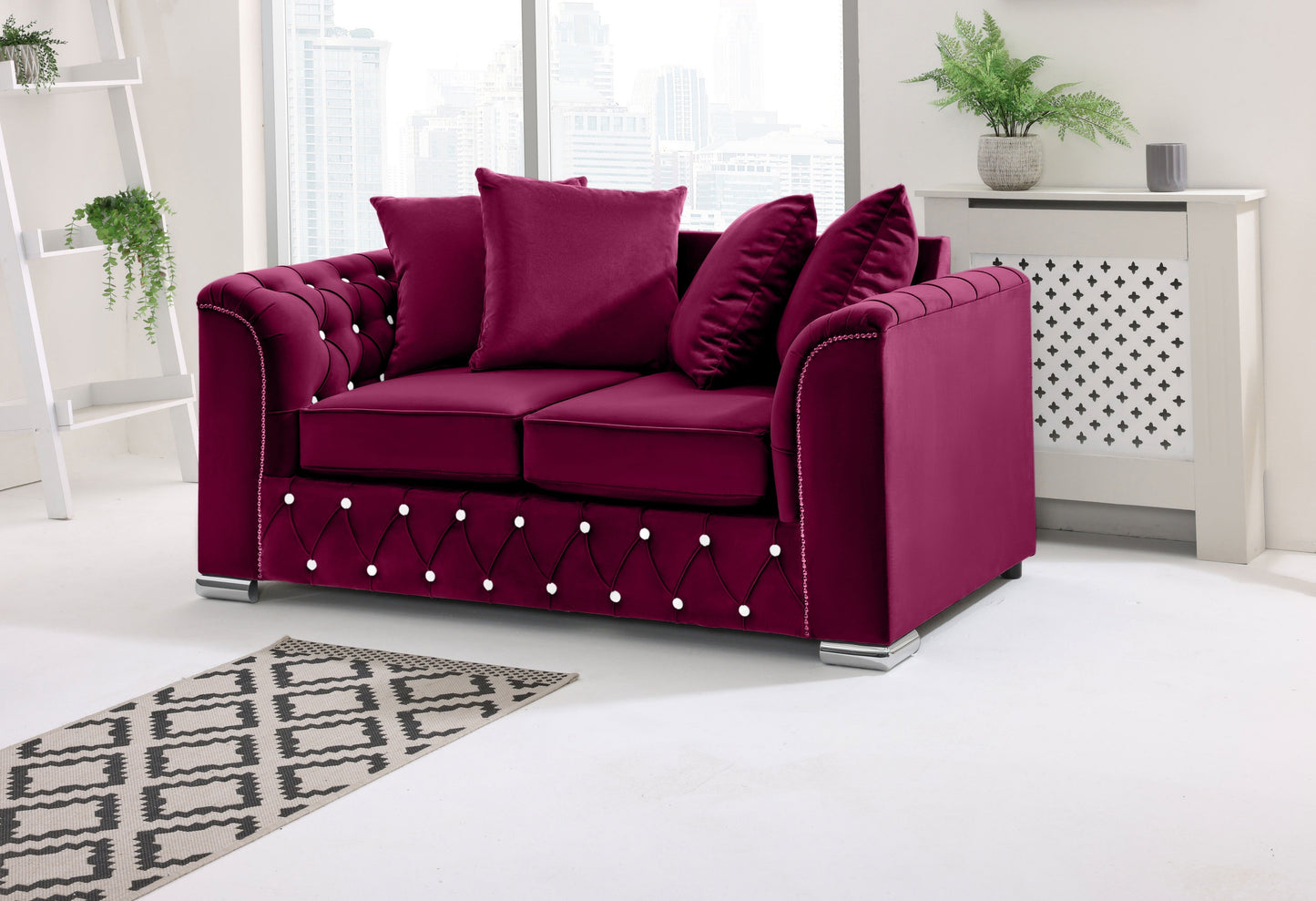 Santoro 3+2 Scatterback + Diamonds - Sofa Scape UK