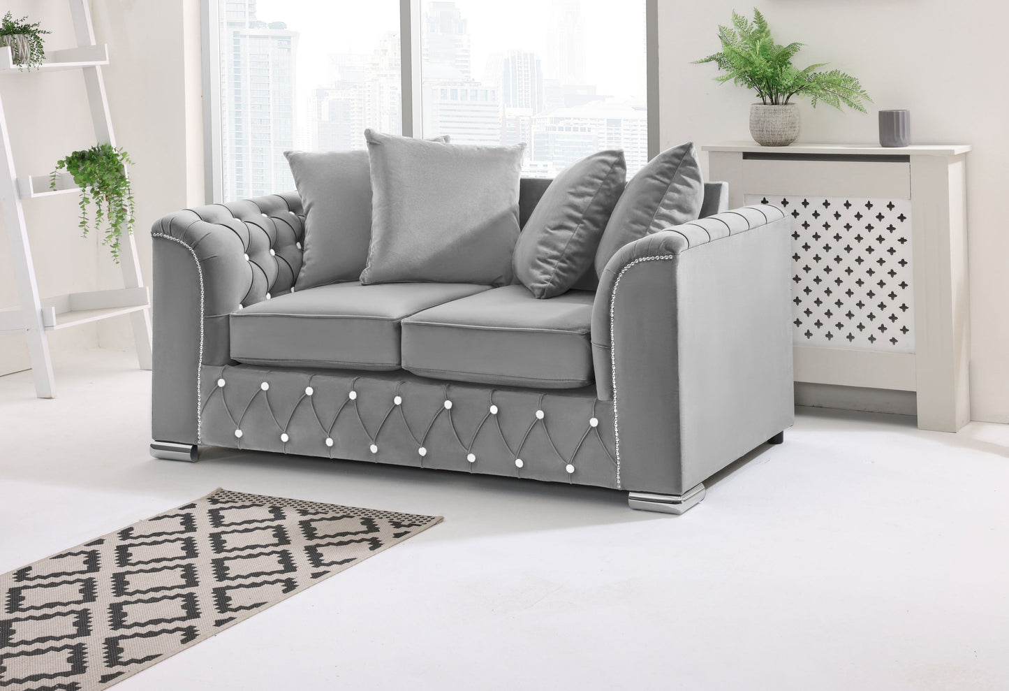 Santoro 3+2 Scatterback + Diamonds - Sofa Scape UK