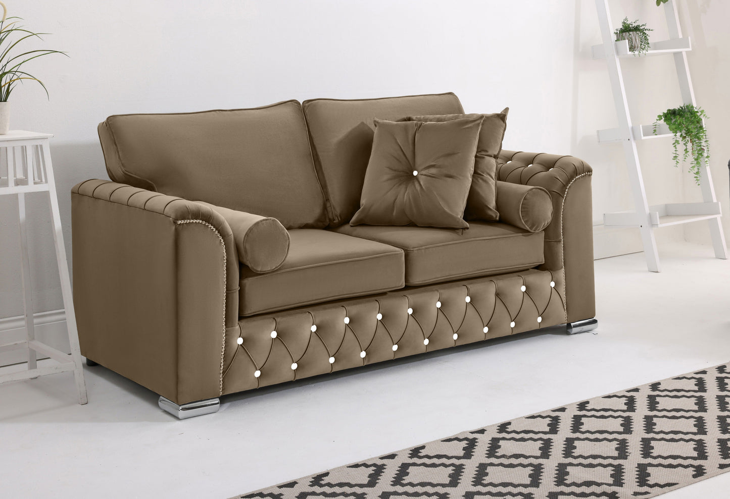 Santoro 3+2 Fullback + Extra Cushions + Diamonds