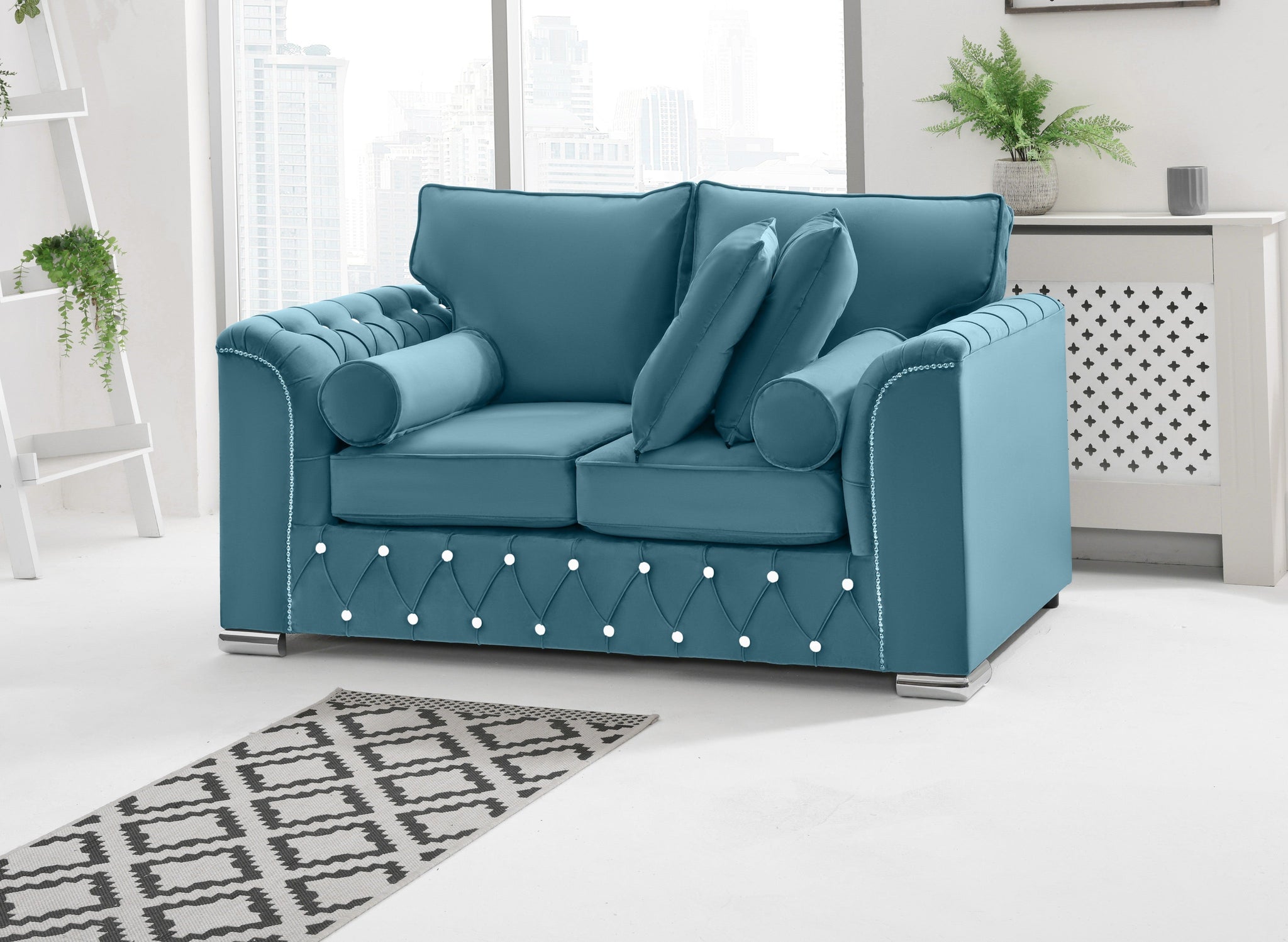 Santoro 3+2 Fullback + Extra Cushions + Diamonds