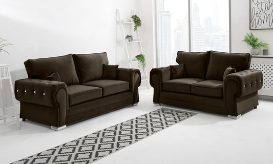 Lucera Plush  3+2 Fullback + Diamonds
