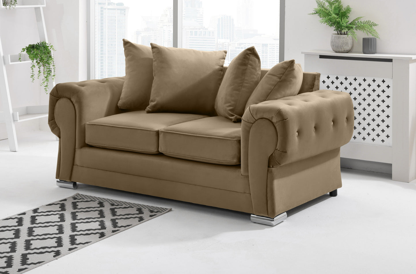Lucera Plush 3+2 Scatterback + Diamonds