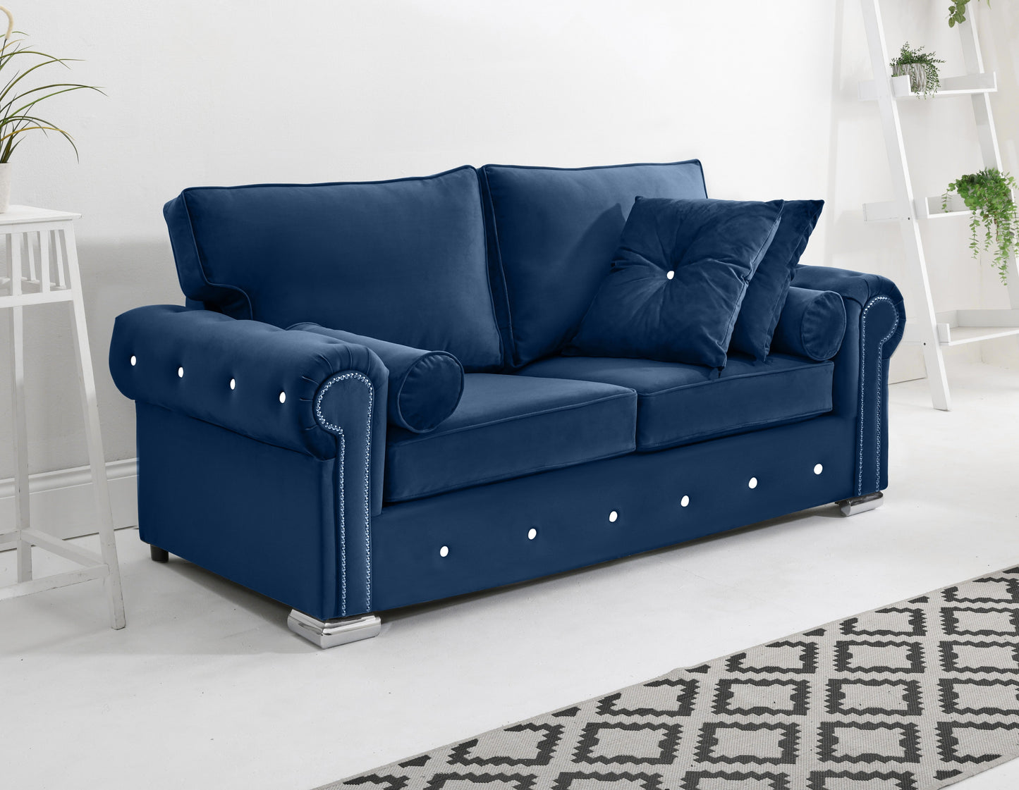 Novara 3+2 Fullback + Extra Cushions + Diamonds