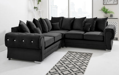 Lucera Plush Corner Scatterback + Diamonds