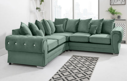 Lucera Plush Corner Scatterback + Diamonds