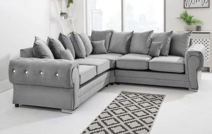 Lucera Plush Corner Scatterback + Diamonds