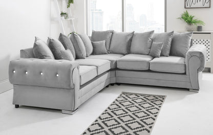 Lucera Plush Corner Scatterback + Diamonds