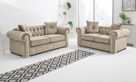 Novara  3+2 Chesterfield + Diamonds
