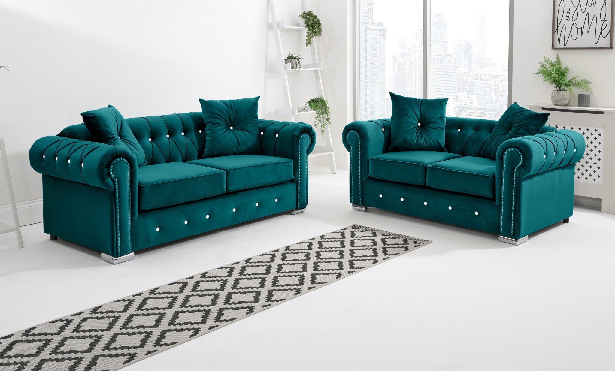 Novara  3+2 Chesterfield + Diamonds