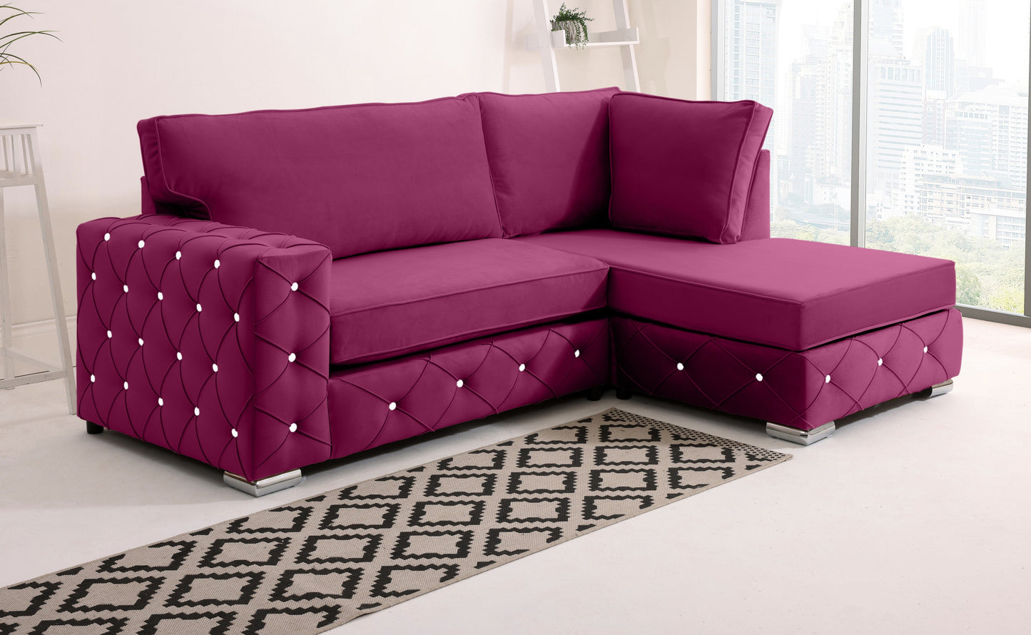 Castro Lounge Fullback - Facing Right + Diamonds