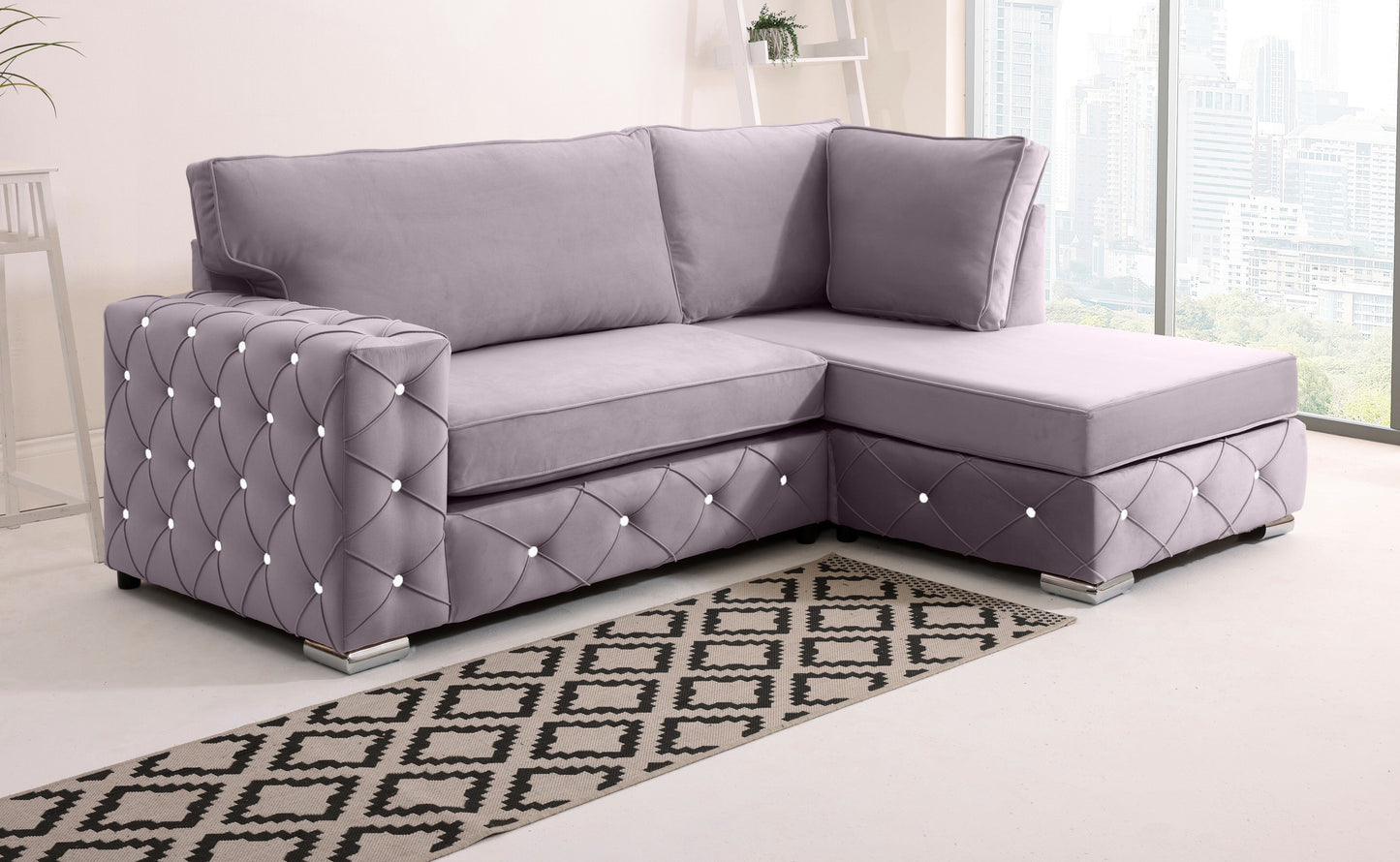 Castro Lounge Fullback - Facing Right + Diamonds