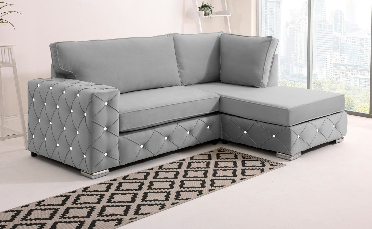 Castro Lounge Fullback - Facing Right + Diamonds
