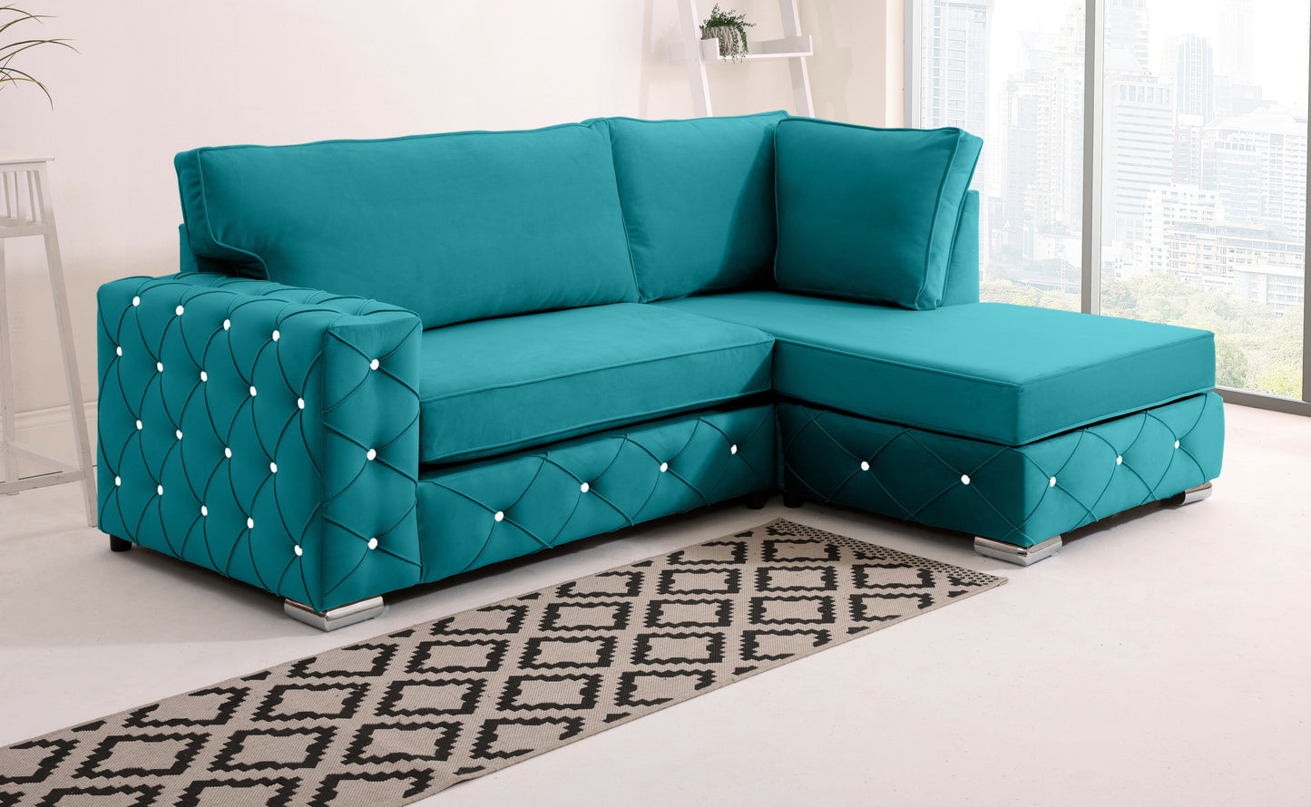 Castro Lounge Fullback - Facing Right + Diamonds