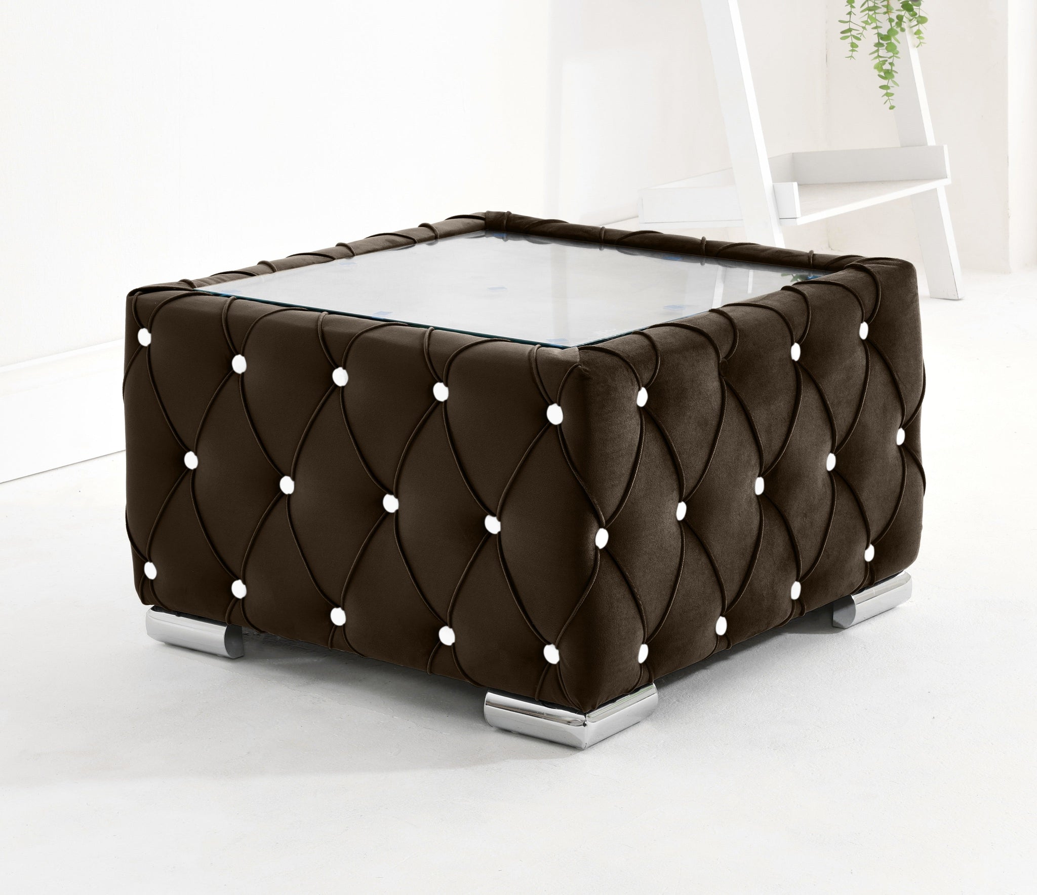 Lucera Plush Corner Fullback + Diamonds - Sofa Scape UK