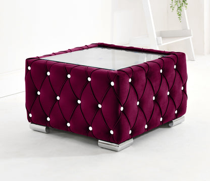 Lucera Plush Corner Fullback + Extra Cushions + Diamonds