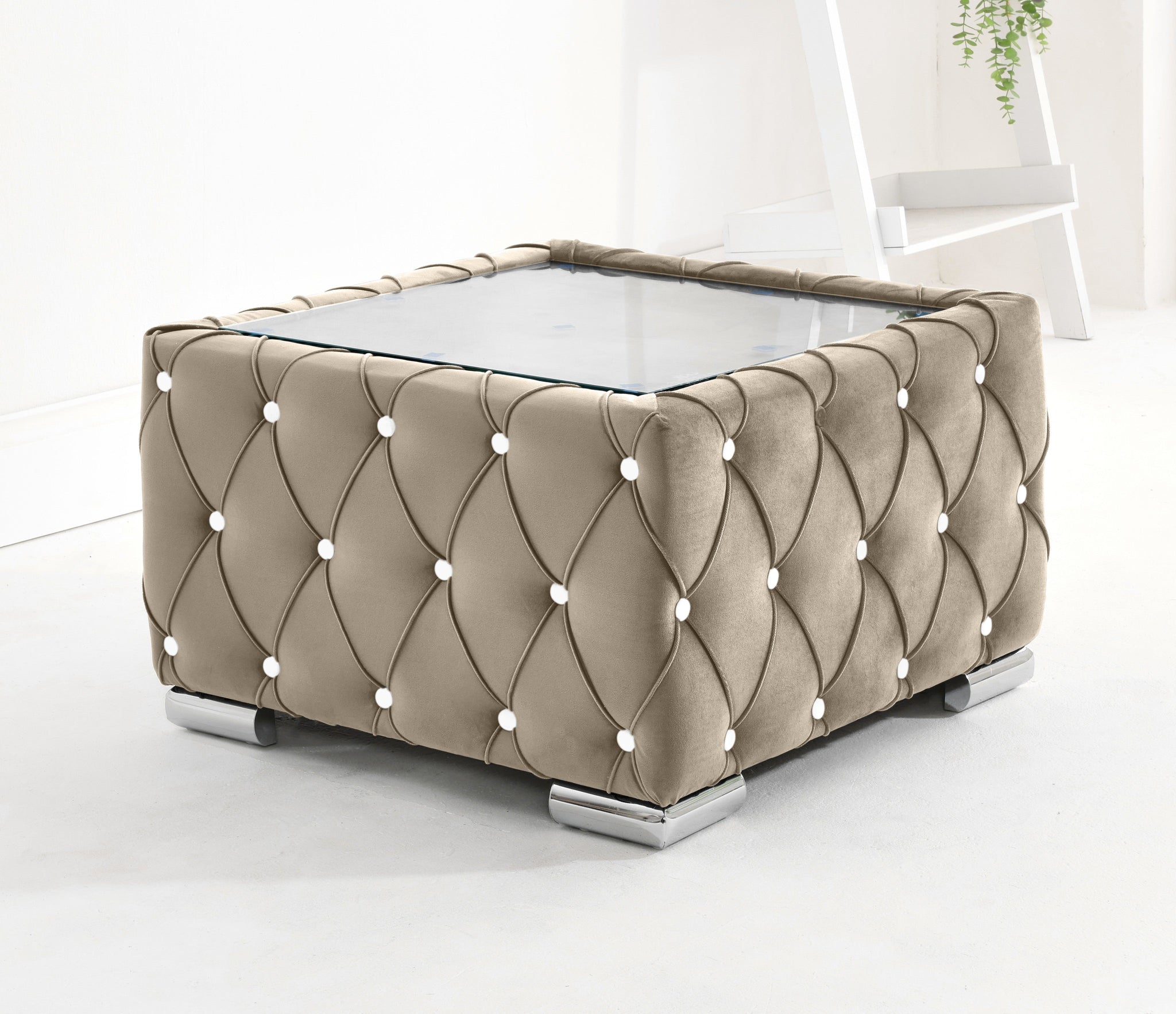 Lucera Plush Corner Fullback + Diamonds - Sofa Scape UK