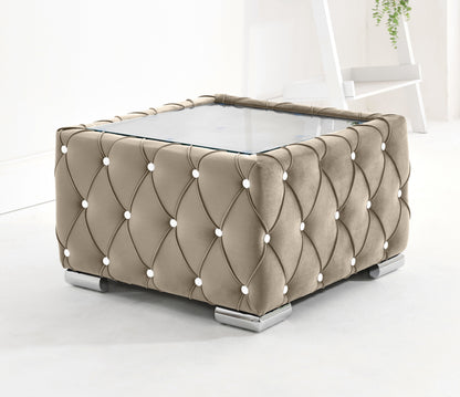 Lucera Plush Corner Scatterback + Diamonds