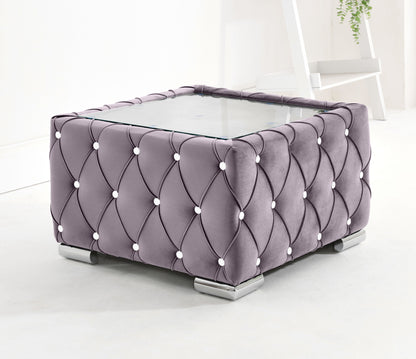 Lucera Plush Corner Fullback + Extra Cushions + Diamonds