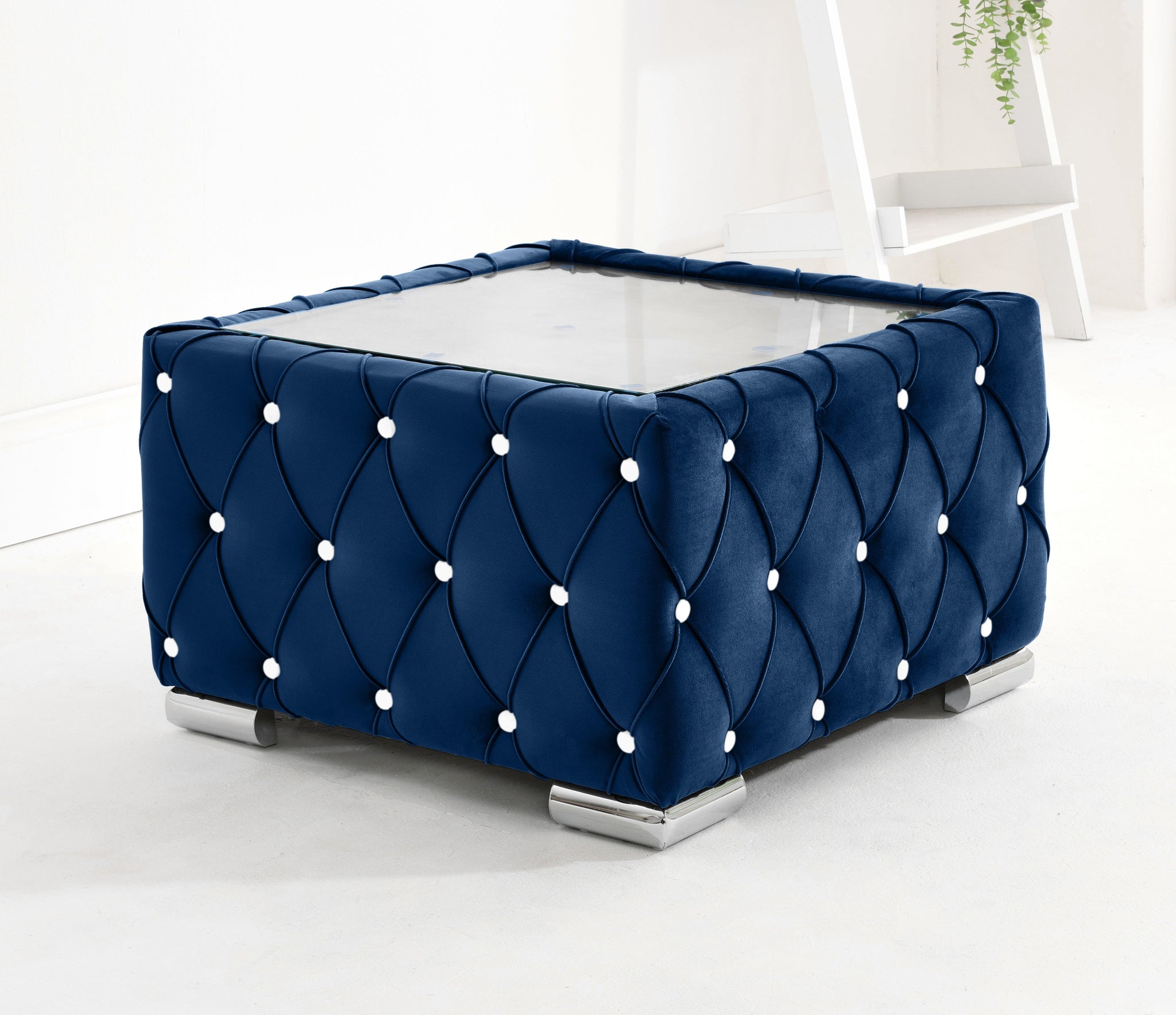 Lucera Plush Corner Fullback + Diamonds - Sofa Scape UK