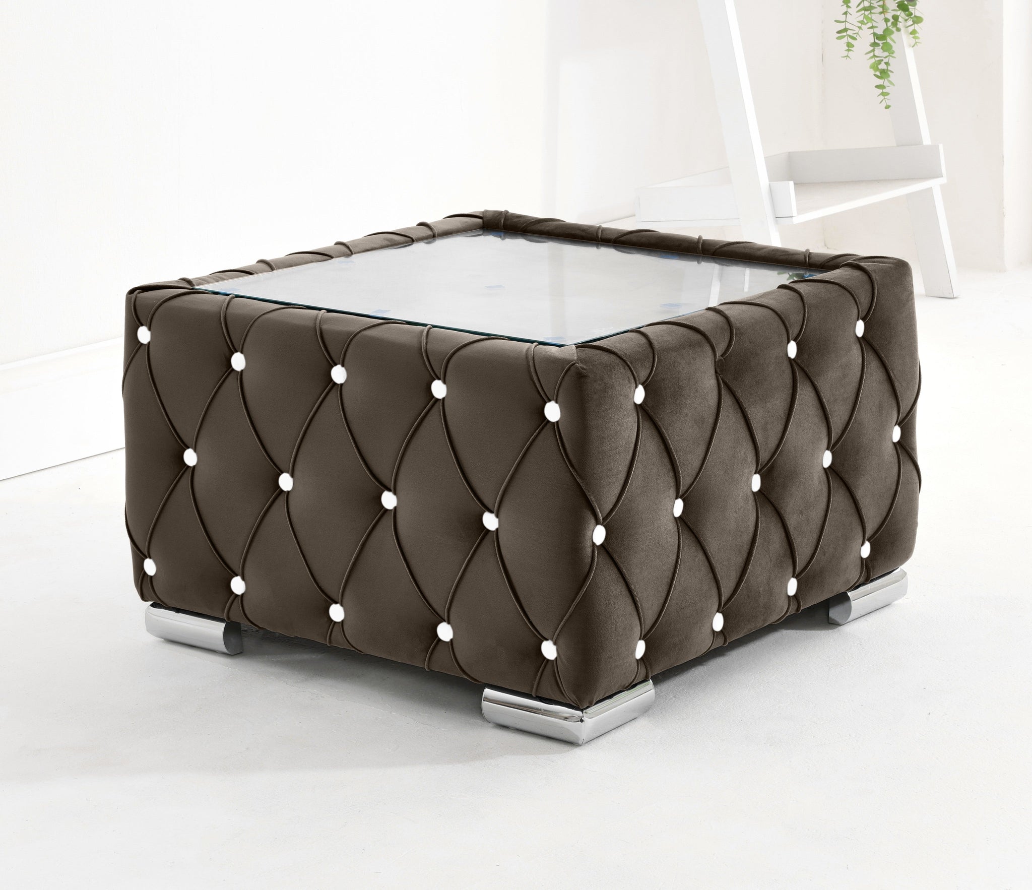 Lucera Plush Corner Fullback + Diamonds - Sofa Scape UK