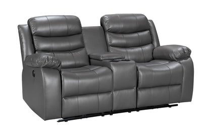 2 Seater AureliaLeather Electric  Recliner - Sofa Scape UK