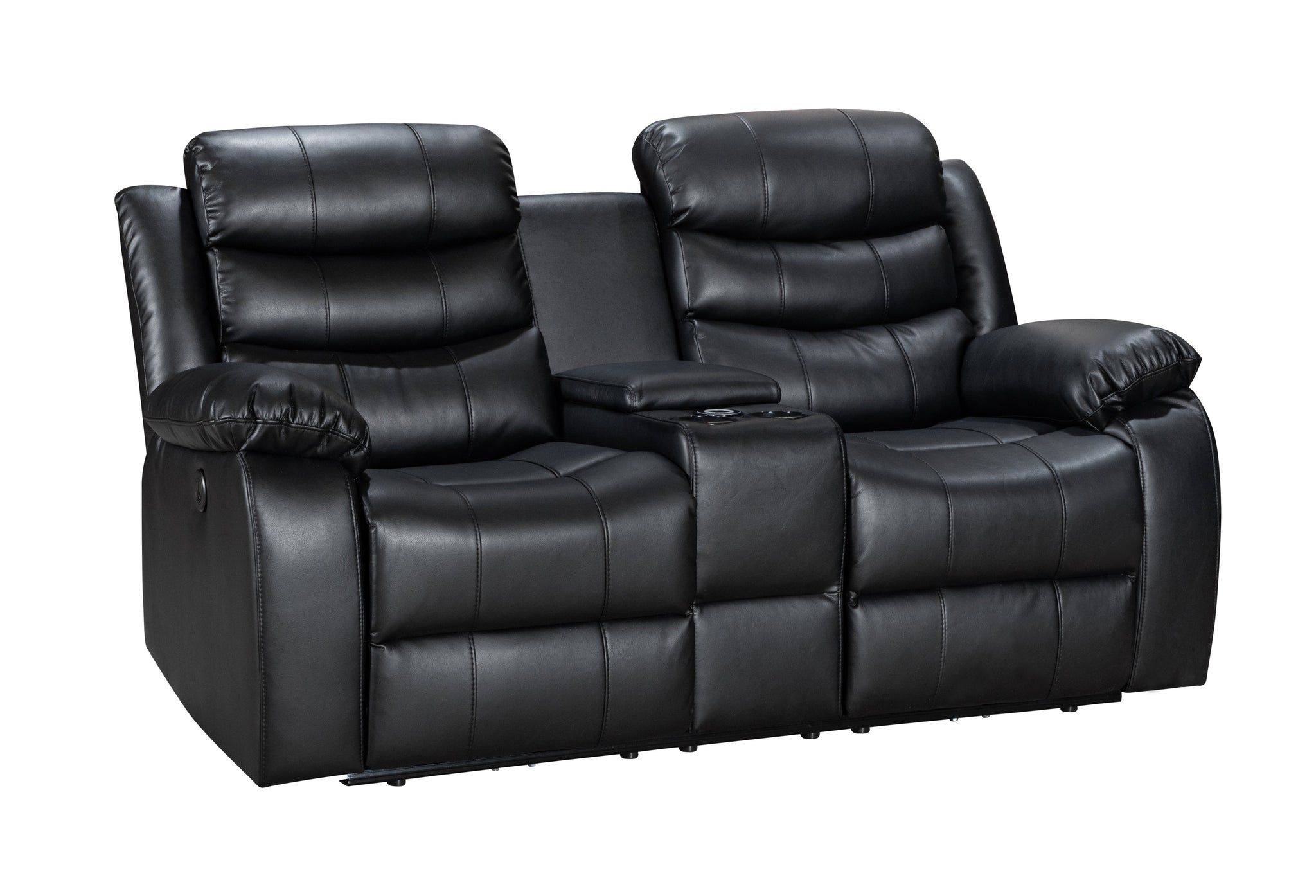 3+2 Aurelia Leather Electric  Recliner - Sofa Scape UK