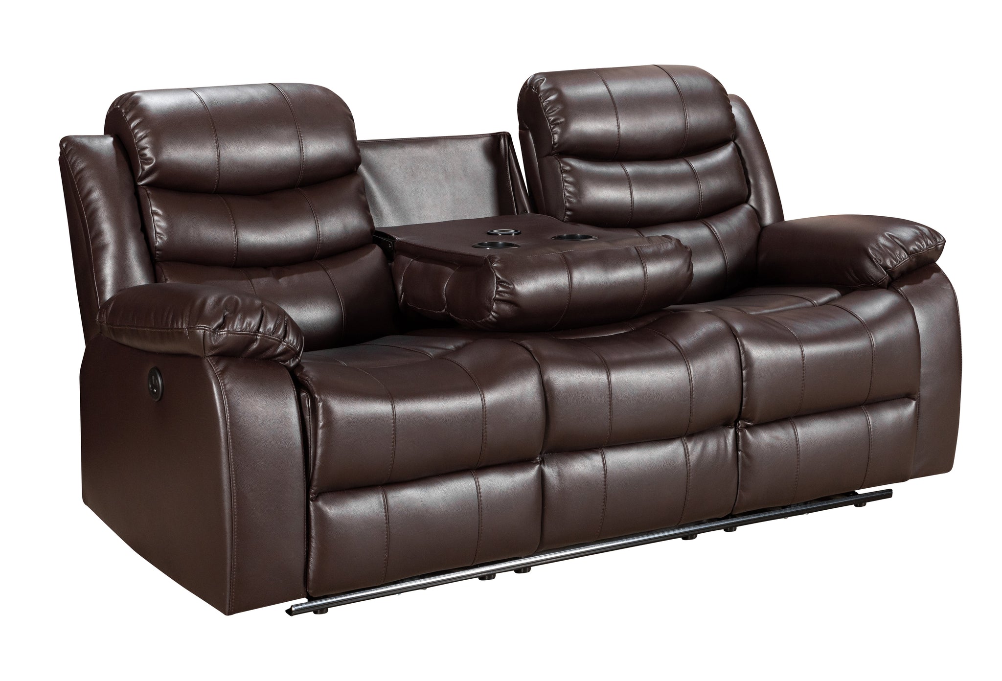 3+2 Aurelia Leather Electric  Recliner - Sofa Scape UK