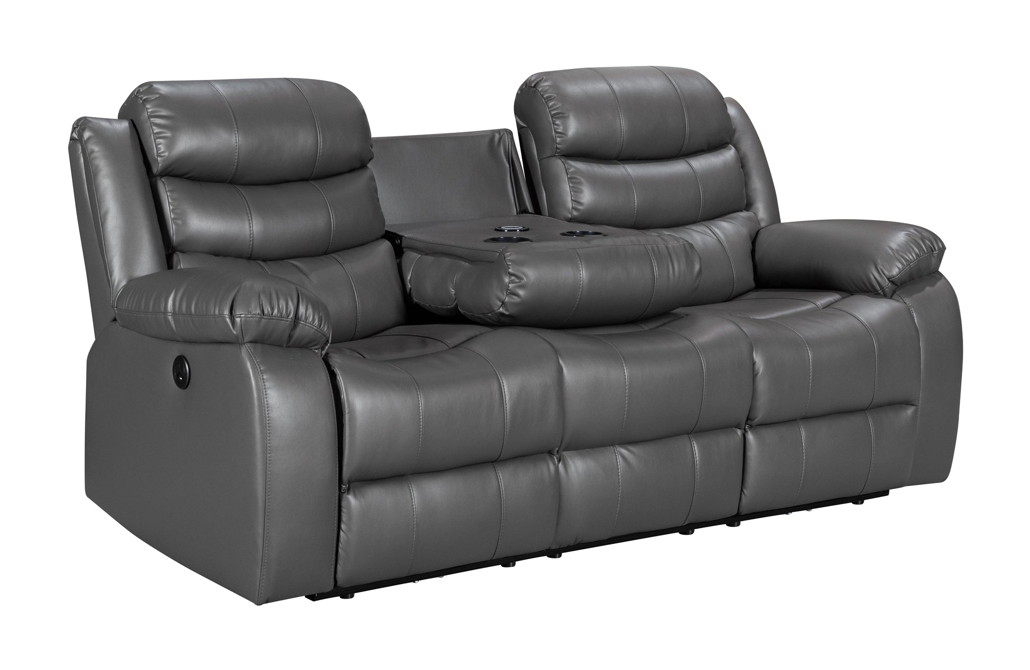 3+2 Aurelia Leather Electric  Recliner - Sofa Scape UK