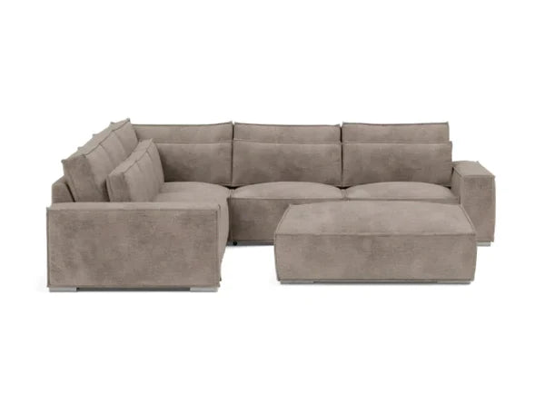 Ellington Double Corner Sofa & Footstool - Sofa Scape UK