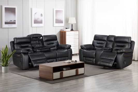 Cavallo 2 Seater -Electric Leather Recliner - Sofa Scape UK