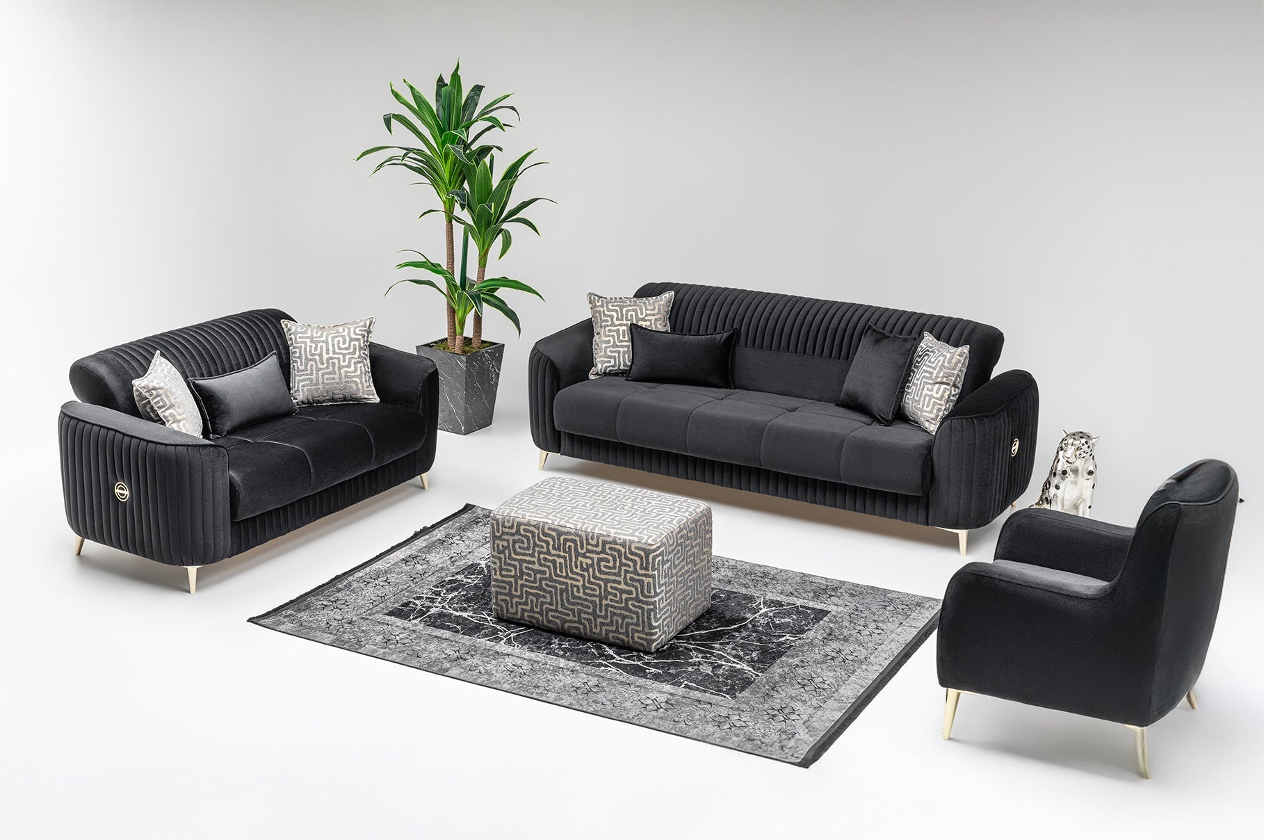 Savona Sofa Set – Premium 3-Seater & 2-Seater