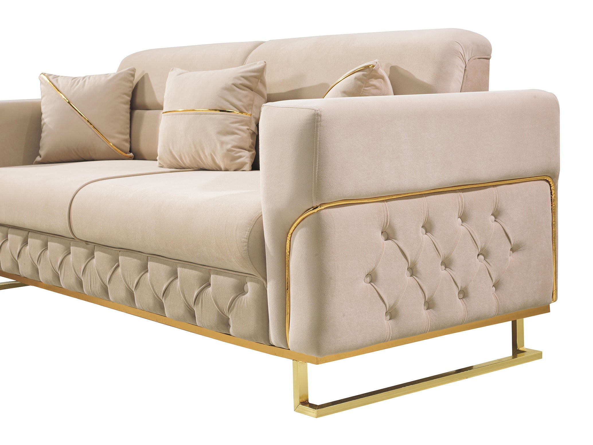 Parma-3-Seater-Gold-Side