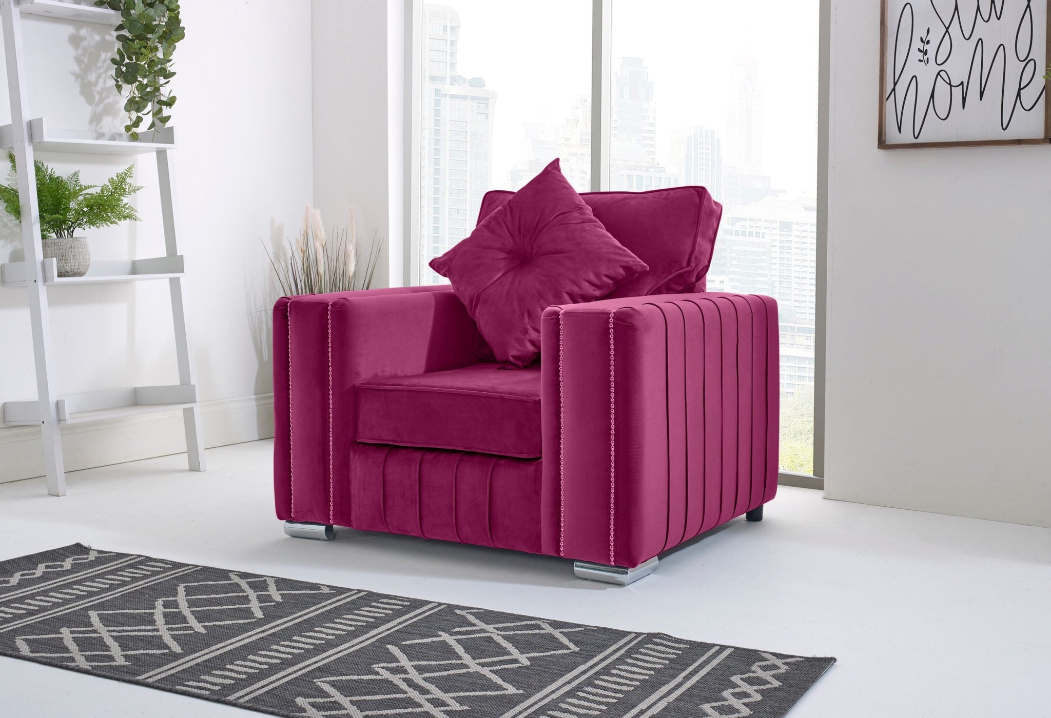 Elara 3+2 Fullback + Extra Cushions - Sofa Scape UK
