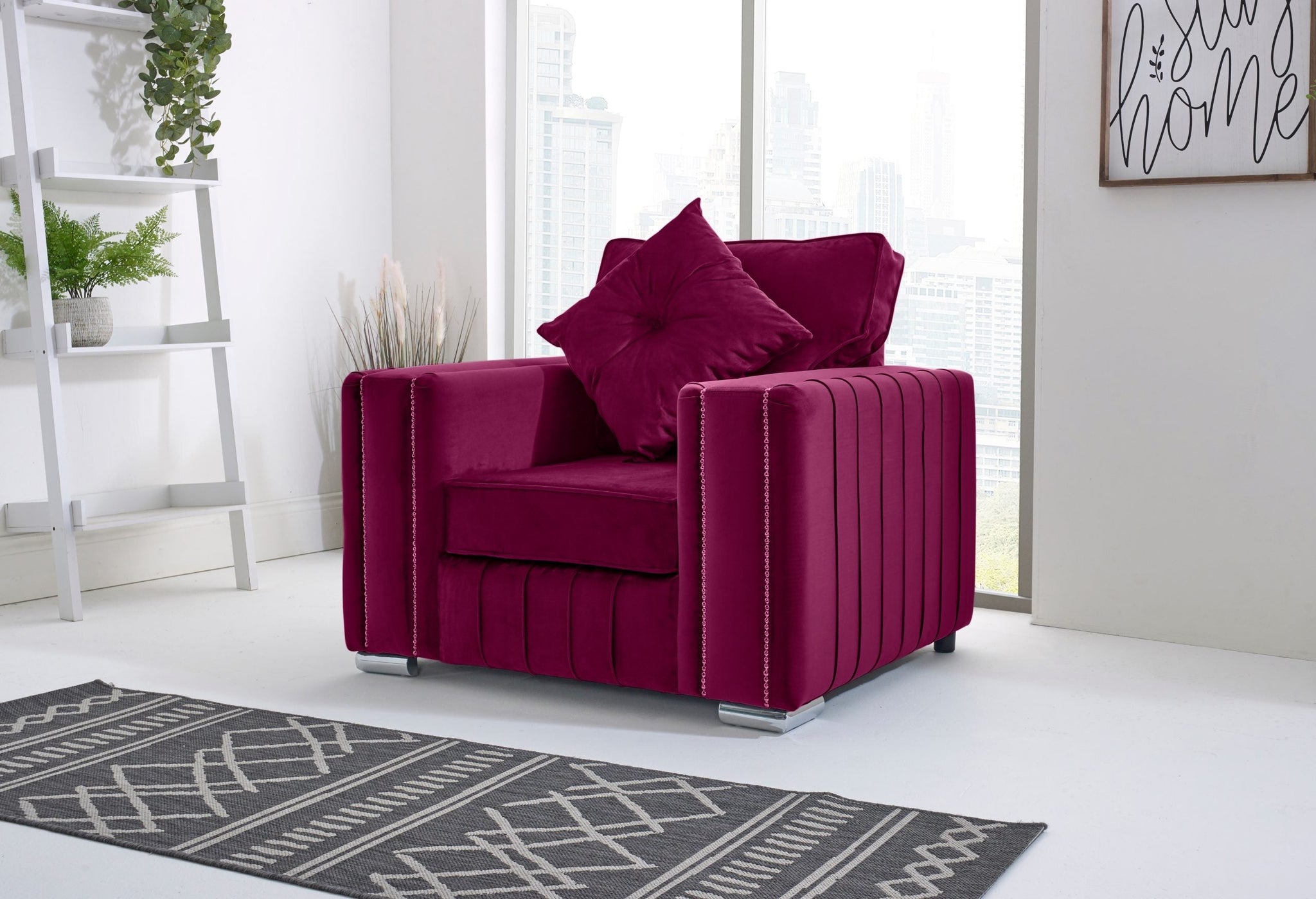 Elara 3+2 Fullback + Extra Cushions - Sofa Scape UK