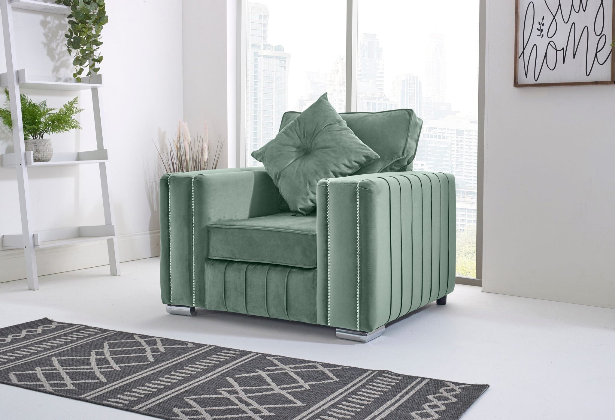 Elara 3+2 Fullback + Extra Cushions - Sofa Scape UK