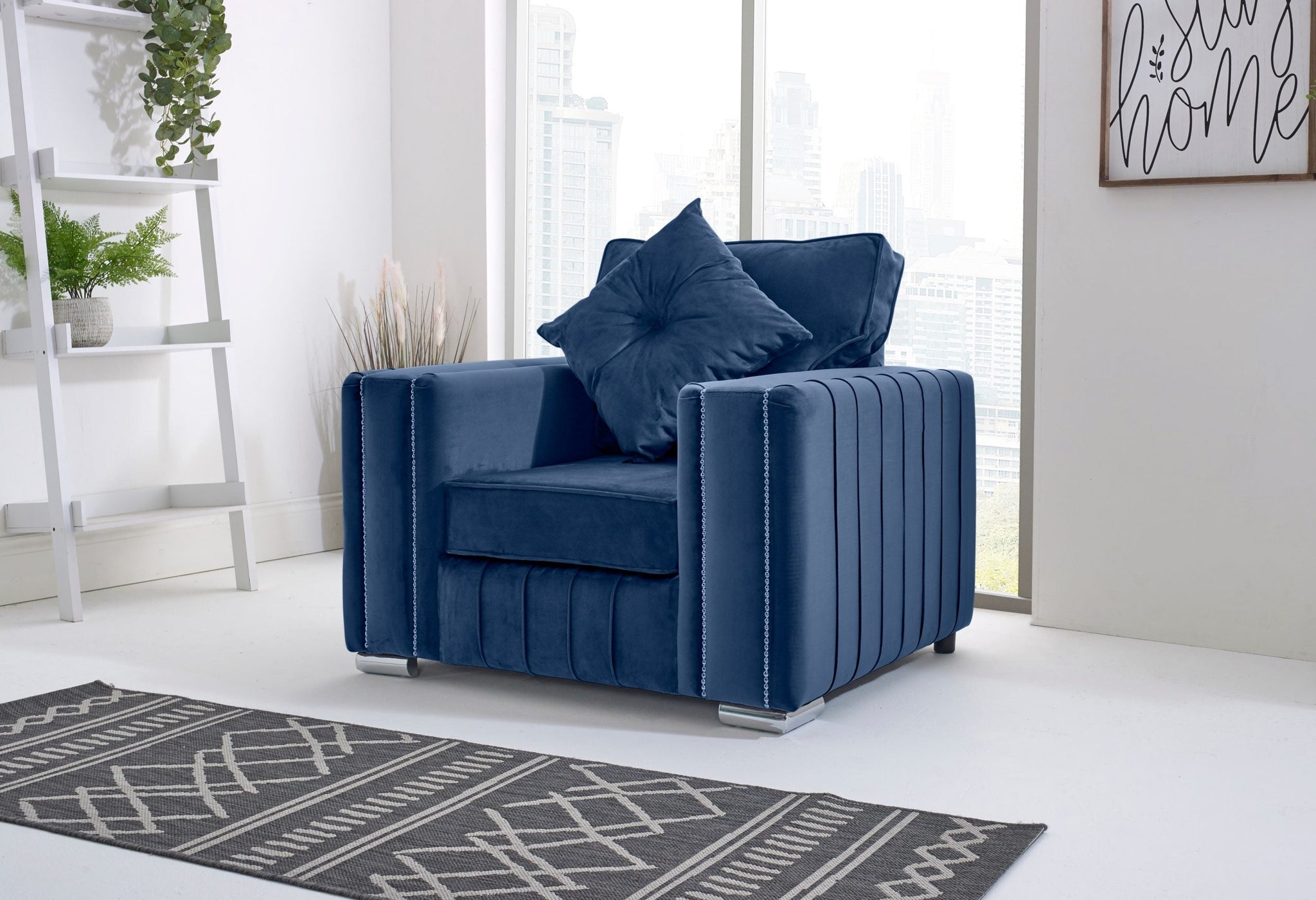 Elara 3+2 Fullback + Extra Cushions - Sofa Scape UK