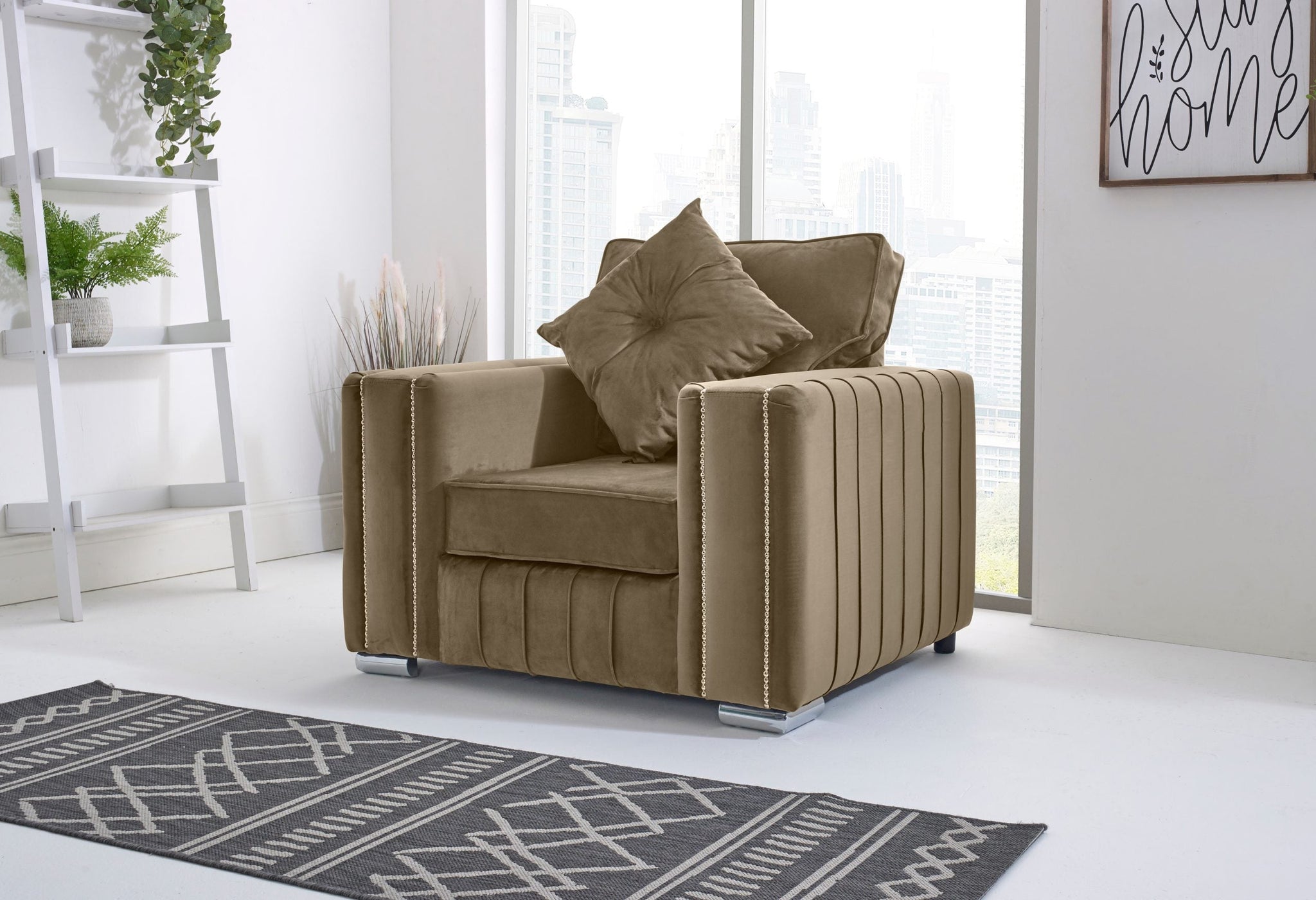 Elara 3+2 Fullback + Extra Cushions - Sofa Scape UK