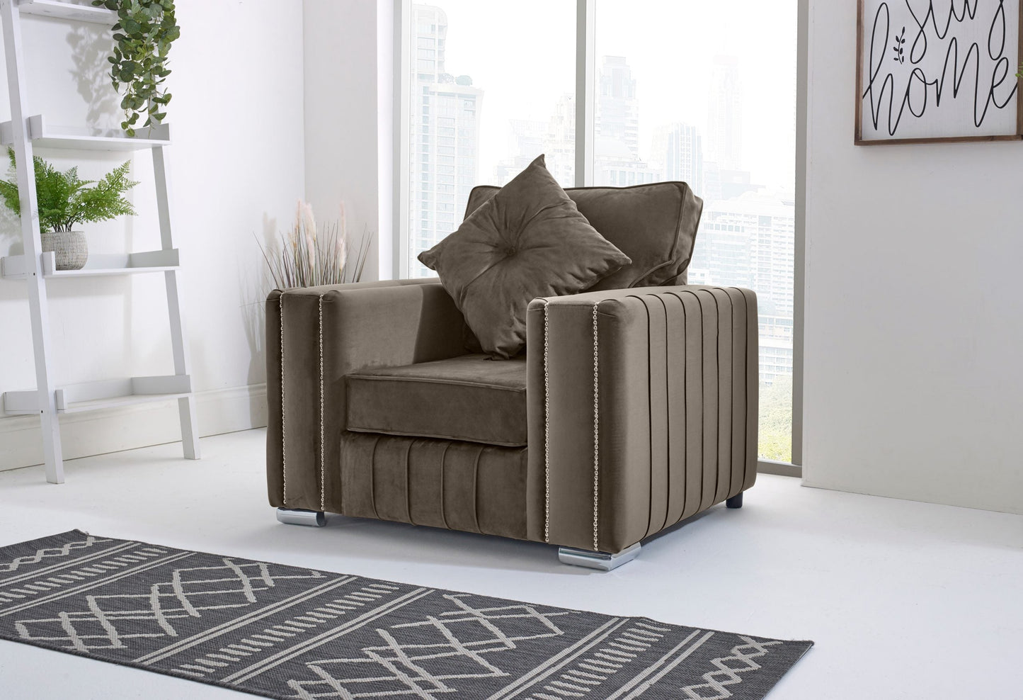 Elara Corner Fullback - 2c2 + Extra Cushions - Sofa Scape UK