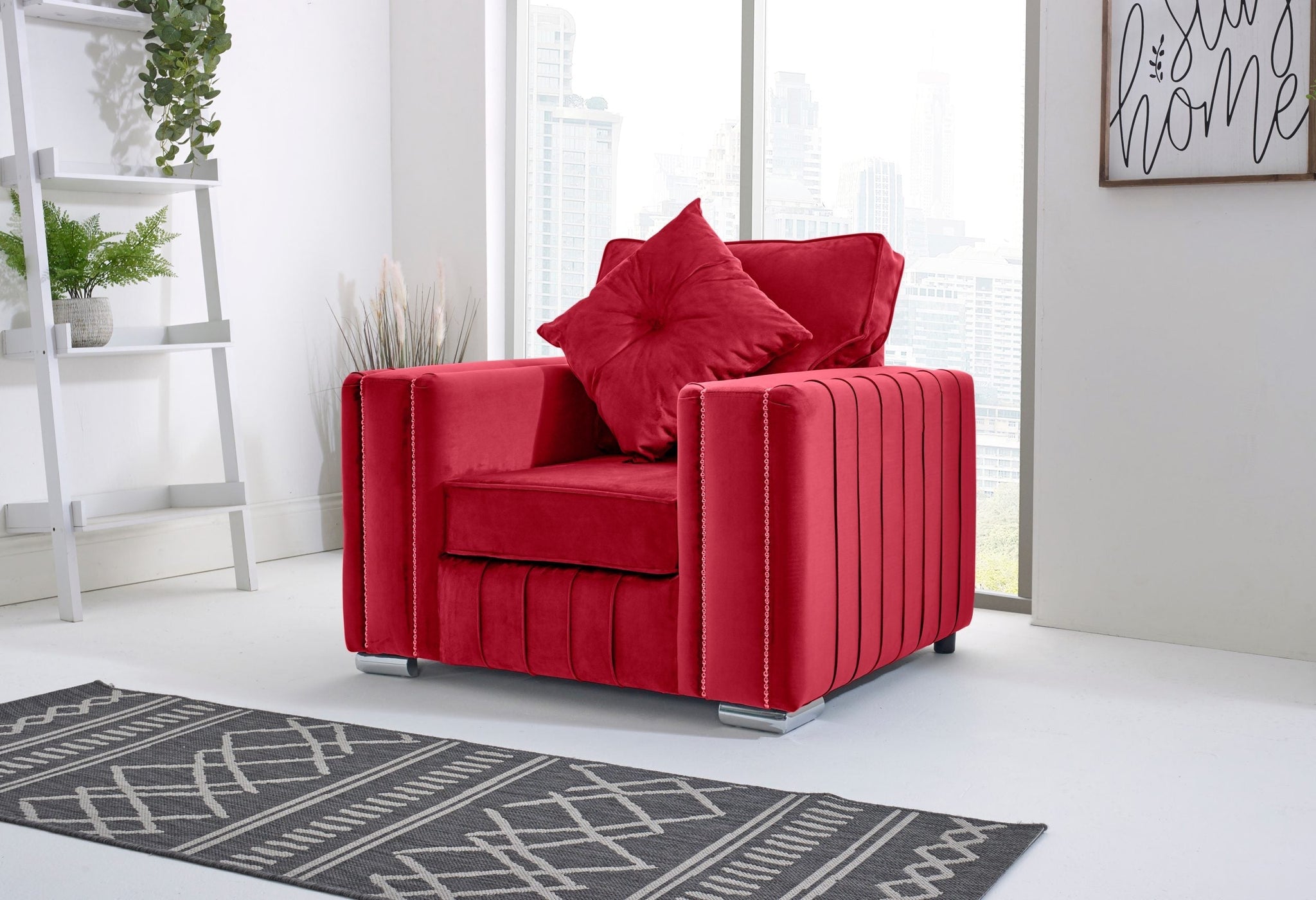 Elara 3+2 Fullback + Extra Cushions - Sofa Scape UK
