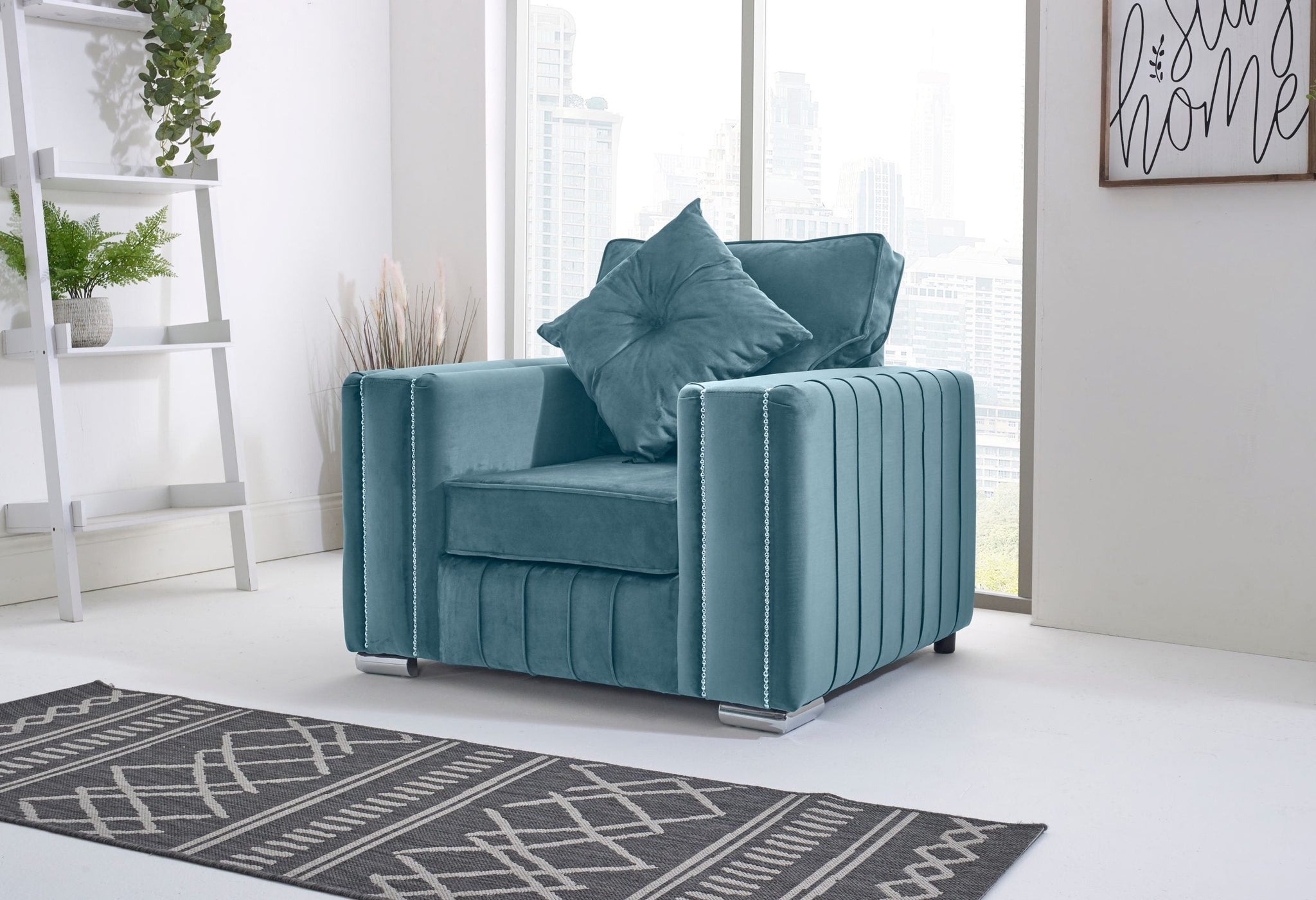 Elara 3+2 Fullback + Extra Cushions - Sofa Scape UK