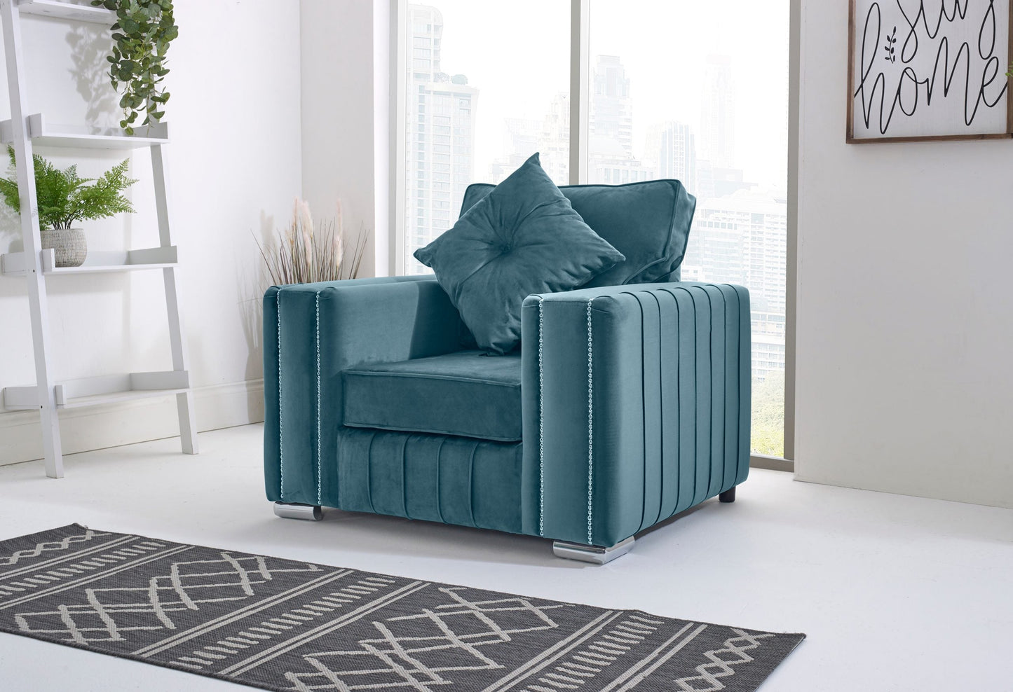 Elara Corner Fullback - 2c2 + Extra Cushions - Sofa Scape UK