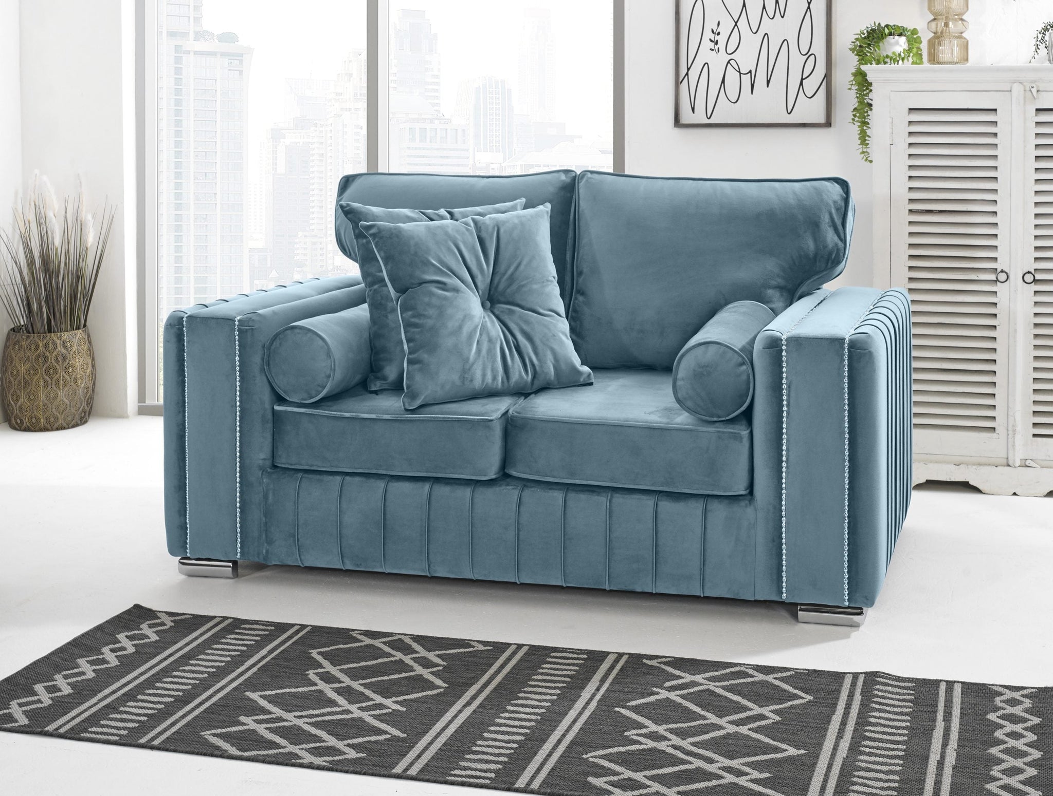 Elara 3+2 Fullback + Extra Cushions - Sofa Scape UK