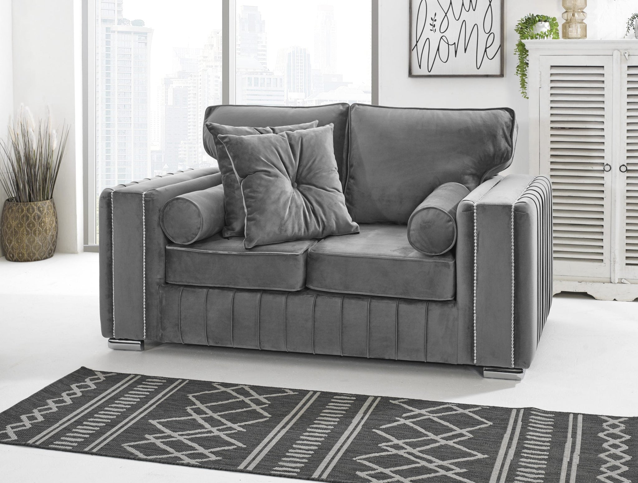 Elara 3+2 Fullback + Extra Cushions - Sofa Scape UK