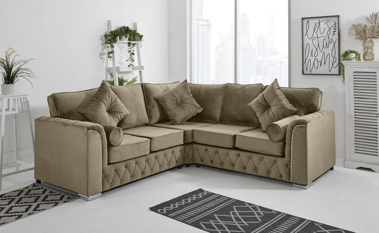 Malibu Corner Fullback - 2c2 + Extra Cushions - Sofa Scape UK