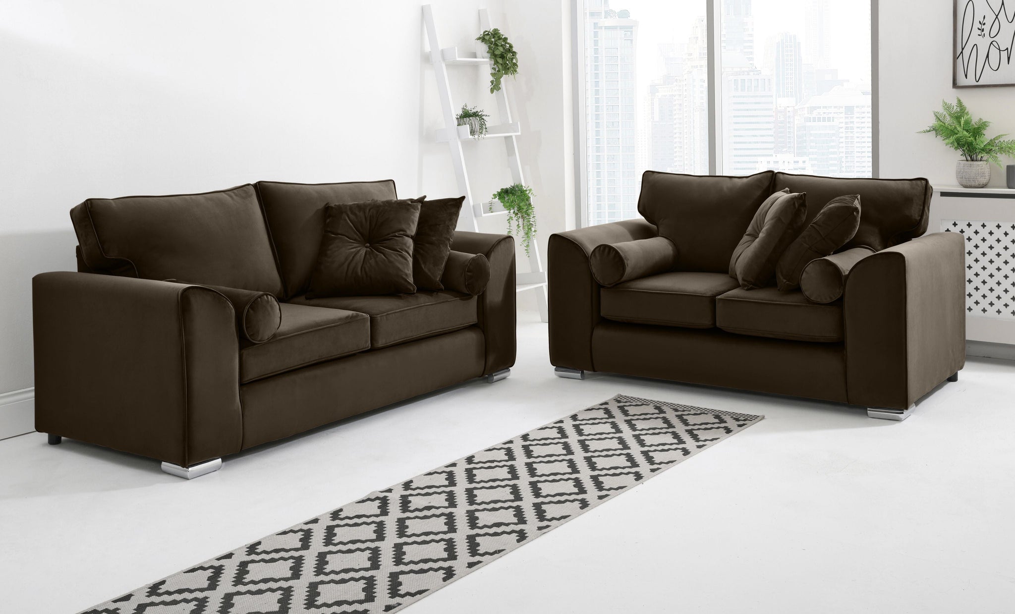 Dylan 3+2 Fullback + Extra Cushions - Sofa Scape UK
