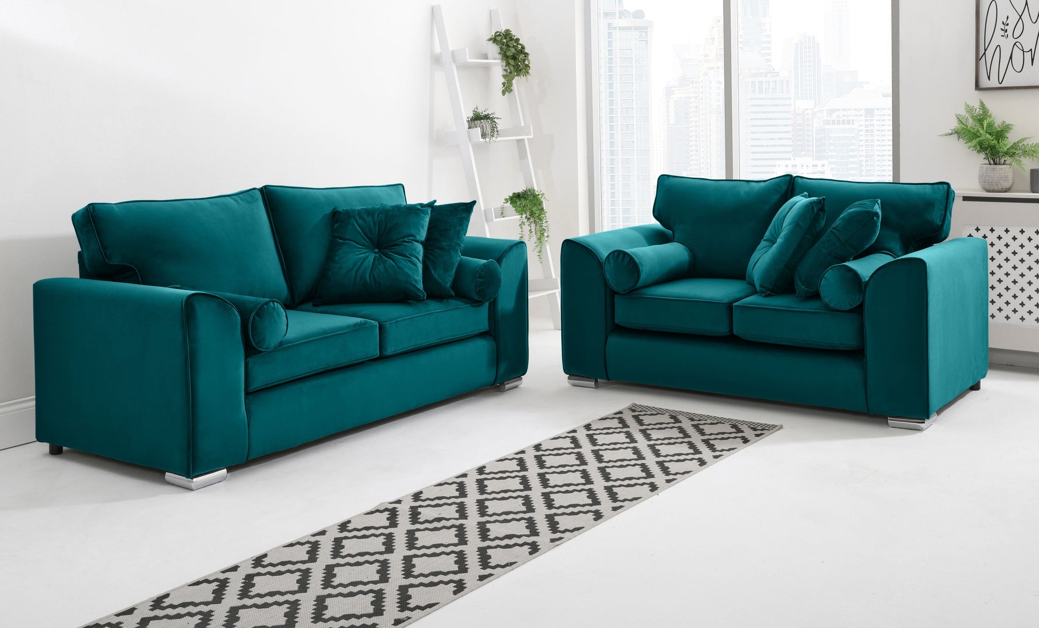 Dylan 3+2 Fullback + Extra Cushions - Sofa Scape UK