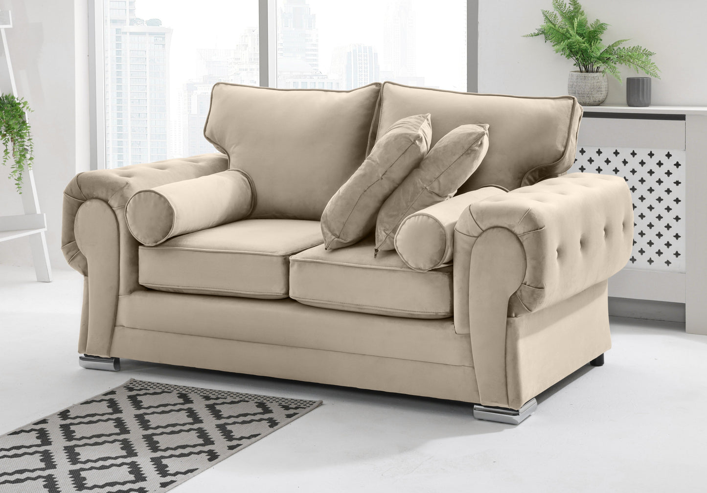 Lucera Plush 3+2 Fullback + Extra Cushions