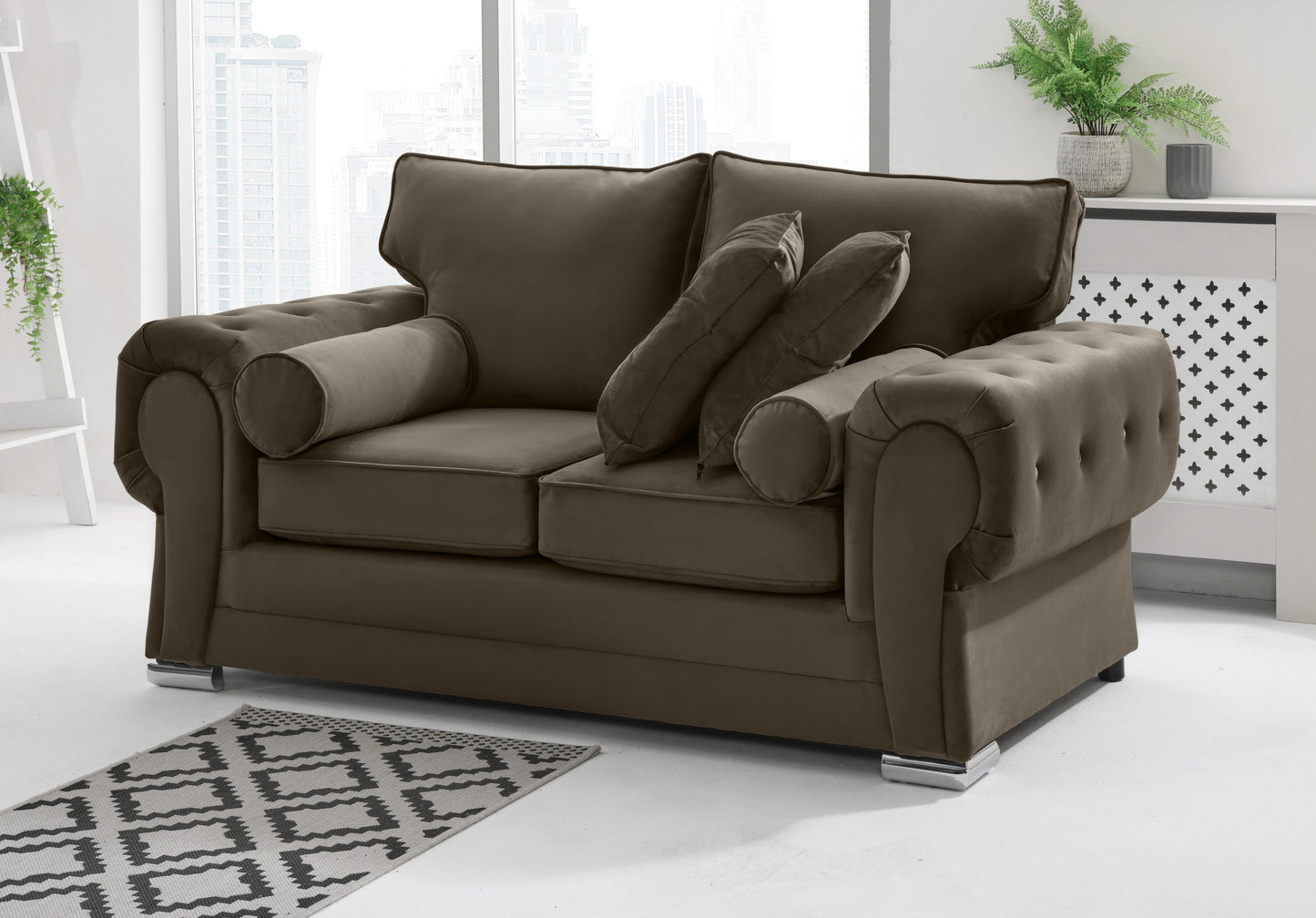 Lucera Plush 3+2 Fullback + Extra Cushions