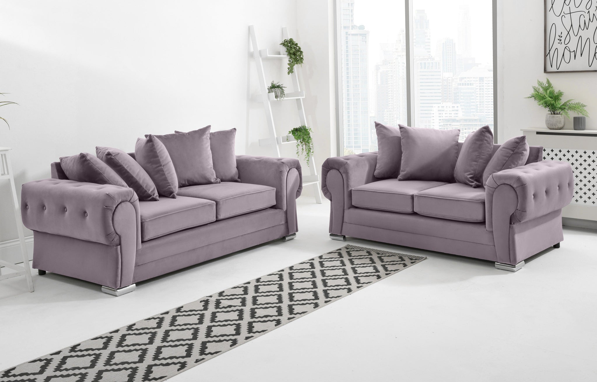 Lucera Plush 3+2 Scatterback - Sofa Scape UK