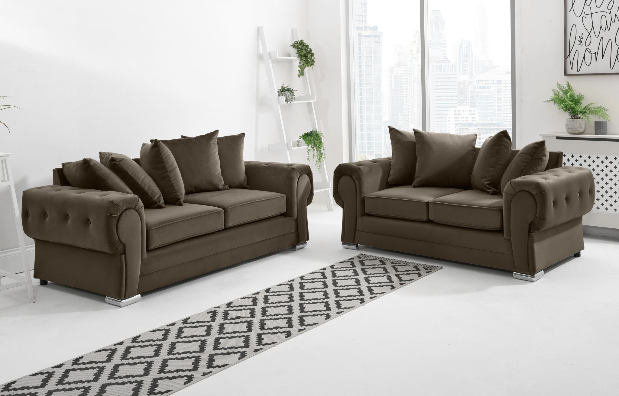 Lucera Plush 3+2 Scatterback - Sofa Scape UK
